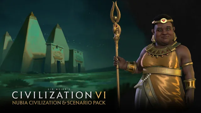 Capa de Civilization VI - Civilização Núbia e Pacote de Cenário