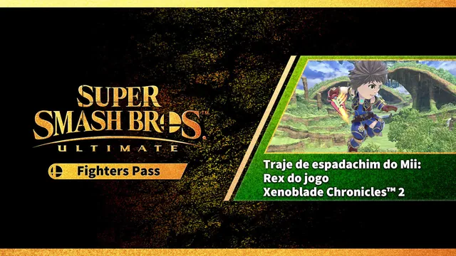 Capa de Super Smash Bros. Ultimate Fighters Pass Bonus Mii Fighter Costume (Rex)