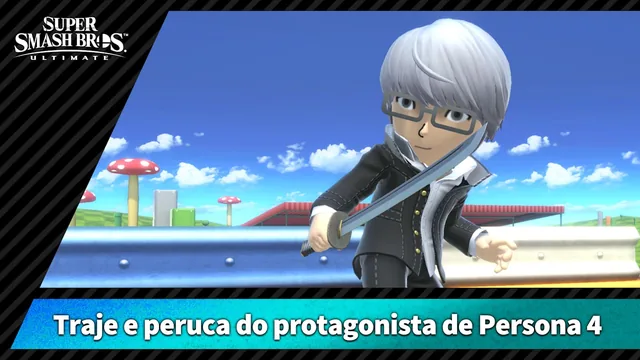 Capa de 【Disfarce】Traje e peruca do protagonista de Persona 4