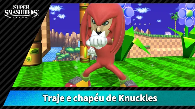 Capa de 【Disfarce】Traje e chapéu de Knuckles