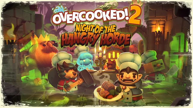Capa de Overcooked! 2 - Night of the Hangry Horde
