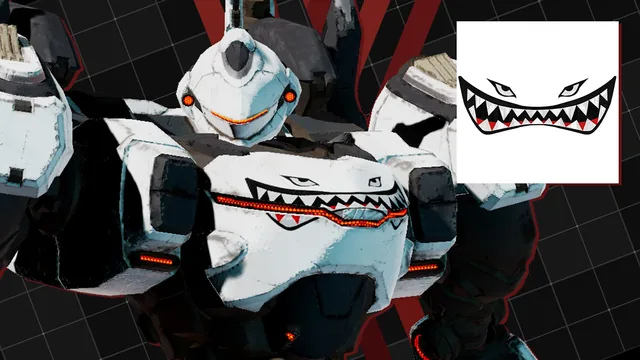 Capa de Decalque para Arsenal "Nose Art (Shark)"