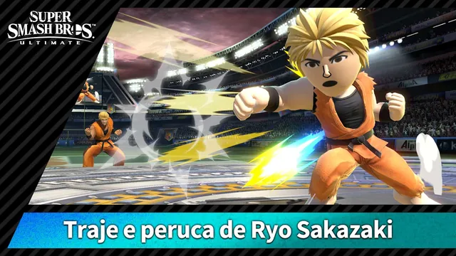 Capa de 【Disfarce】Traje e peruca de Ryo Sakazaki