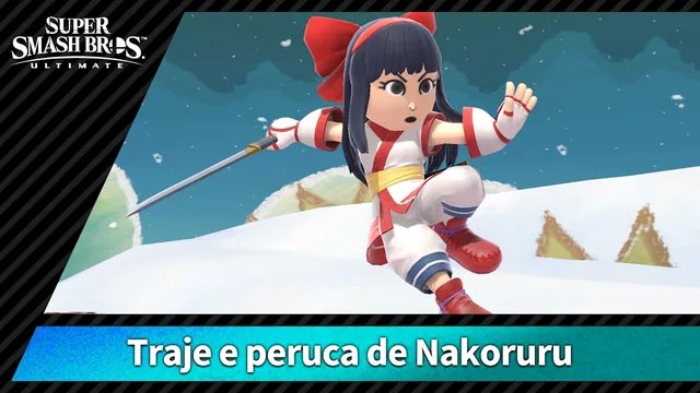 Capa de 【Disfarce】Traje e peruca de Nakoruru