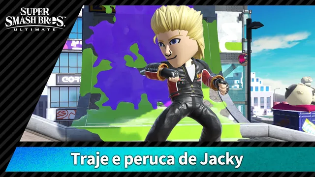 Capa de 【Disfarce】Traje e peruca de Jacky