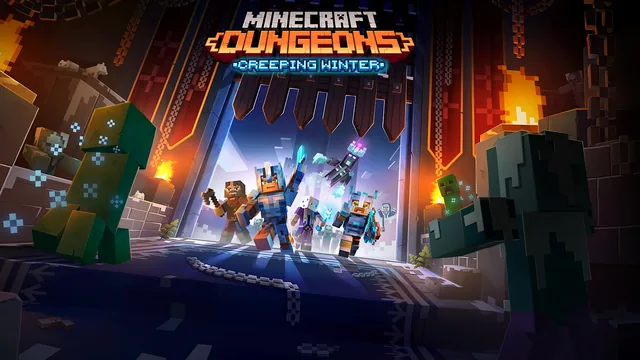 Capa de Minecraft Dungeons: Inverno Arrepiante