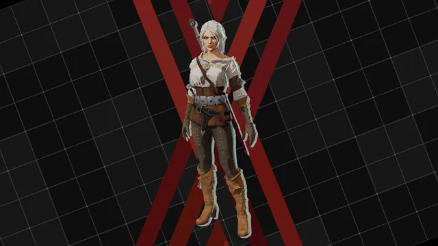 Capa de Traje para Outer "Ciri's Outfit"