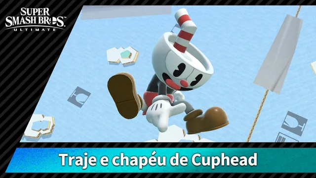 Capa de 【Disfarce】Traje e chapéu de Cuphead