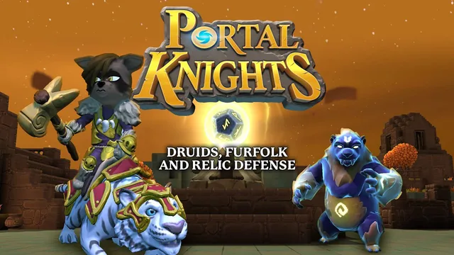 Capa de Portal Knights - Druidas, Povo Peludo e Defesa de Relíquia