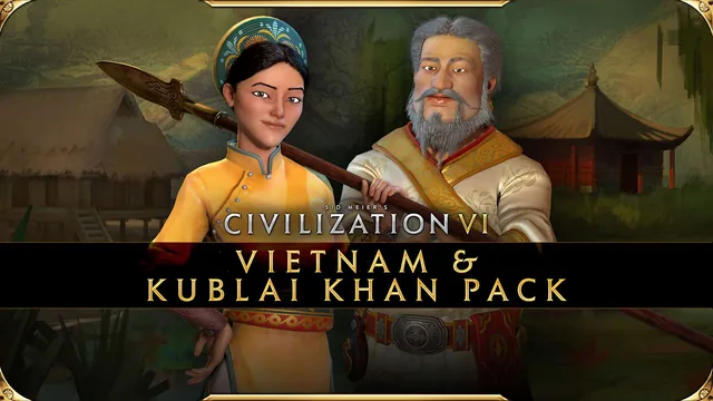Capa de Sid Meier's Civilization VI — Pacote Vietnã e Kublai Khan