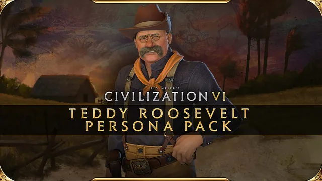 Capa de Sid Meier's Civilization VI - Pacote da Personalidade Teddy Roosevelt