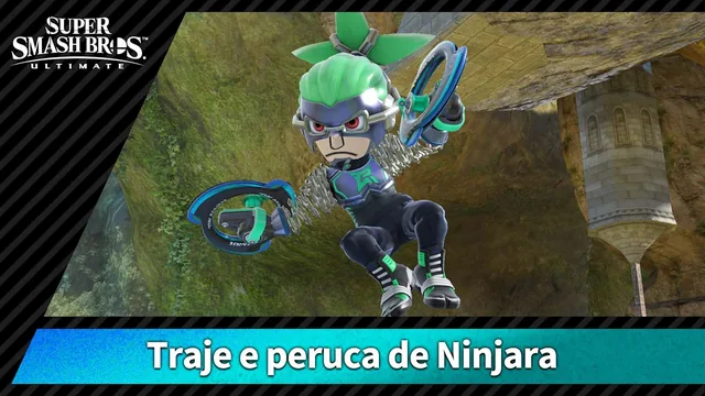 Capa de 【Disfarce】Traje e peruca de Ninjara