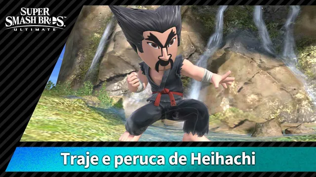 Capa de 【Disfarce】Traje e peruca de Heihachi