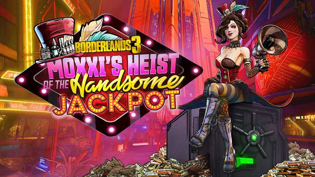 Capa de Borderlands 3: O Assalto de Moxxi ao Jack Dinheirão