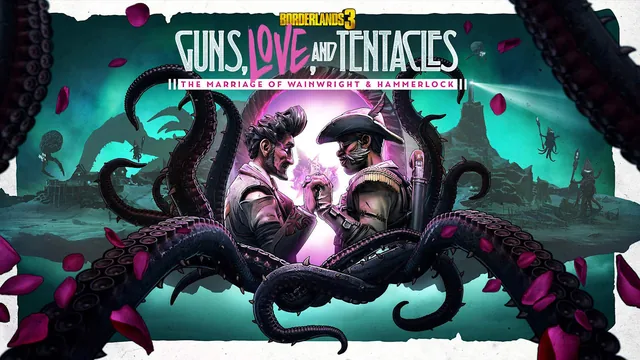 Capa de Borderlands 3: Armas, Amor e Tentáculos