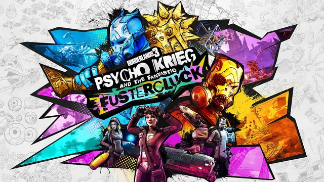 Capa de Borderlands 3: O Psicopata Krieg e o Fantástico Furdunço