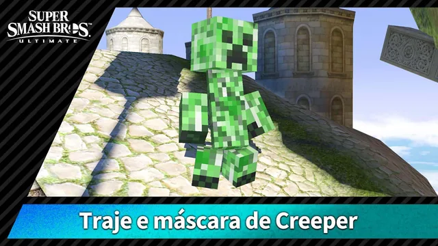 Capa de 【Disfarce】Traje e máscara de Creeper