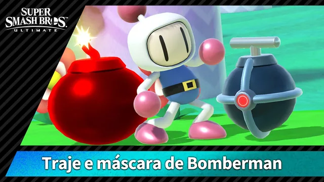 Capa de 【Disfarce】Traje e máscara de Bomberman