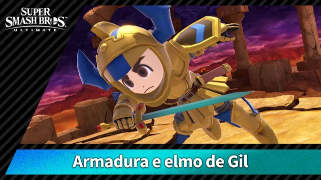 Capa de 【Disfarce】Armadura e elmo de Gil