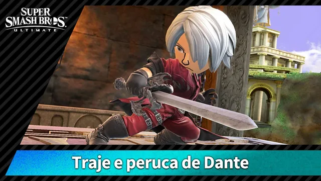Capa de 【Disfarce】Traje e peruca de Dante