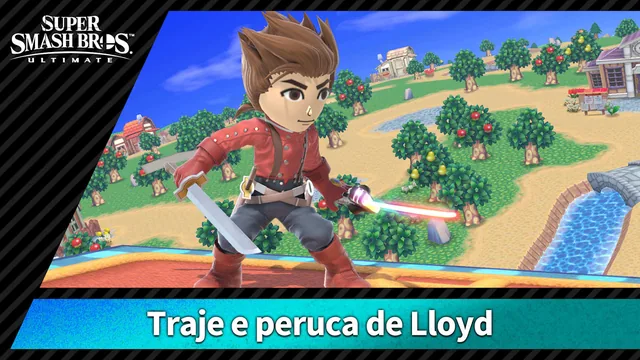 Capa de 【Disfarce】Traje e peruca de Lloyd