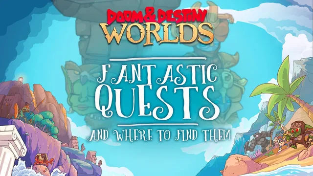 Capa de Doom & Destiny Worlds - Fantastic Quests and Where to Find Them