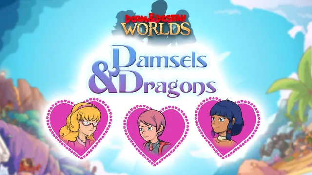 Capa de Doom & Destiny Worlds - Damsels & Dragons