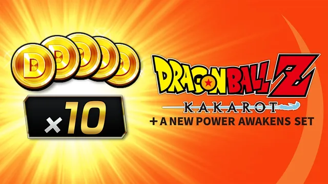 Capa de DRAGON BALL Z: KAKAROT + CONJUNTO UM NOVO PODER DESPERTA - 10 Medalhas D