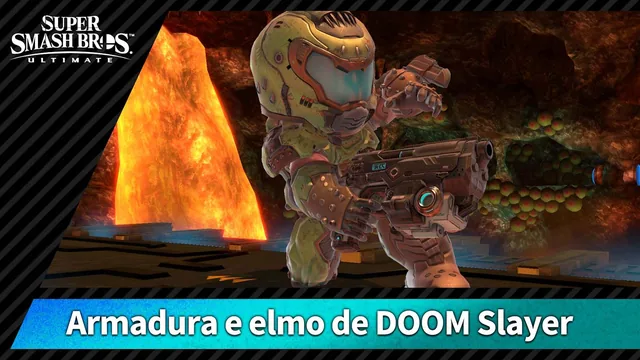 Capa de 【Disfarce】Armadura e elmo de DOOM Slayer