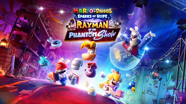 Capa de Mario + Rabbids® Sparks of Hope DLC 3: Rayman in the Phantom Show