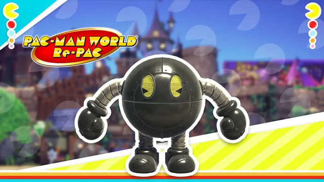 Capa de PAC-MAN WORLD Re-PAC Chrome Noir Chogokin skin