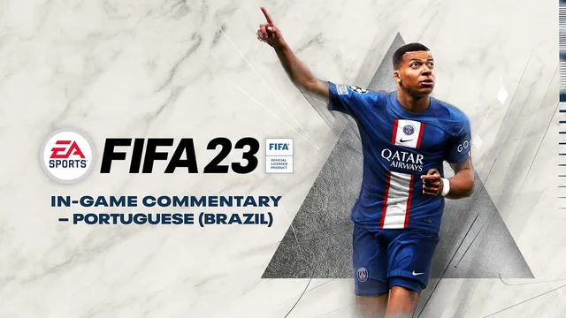 Capa de Narração dentro do jogo EA SPORTS™ FIFA 23 – Português do Brasil