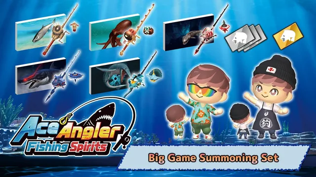 Capa de Ace Angler: Fishing Spirits Conjunto Grande Pesca