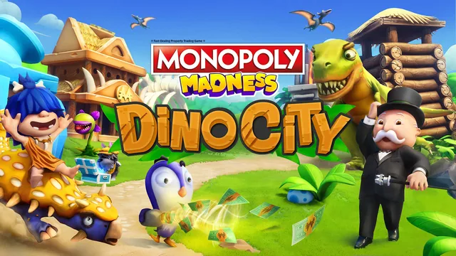 Capa de MONOPOLY® MADNESS DINO CITY DLC