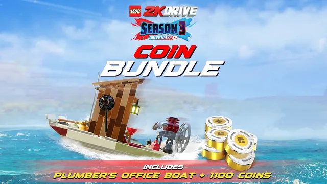 Capa de Pacote de Moedas da 3ª Temporada do LEGO® 2K Drive
