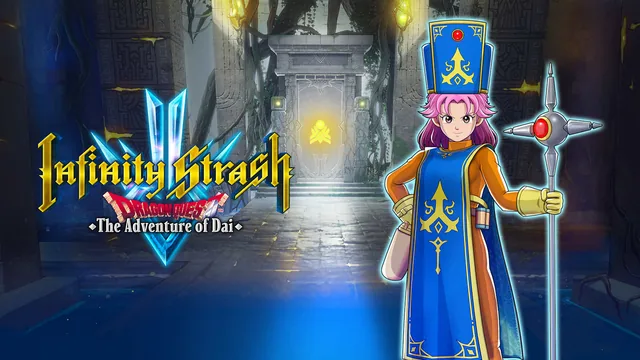 Capa de Infinity Strash: DRAGON QUEST The Adventure of Dai - Roupa de Legendary Priest