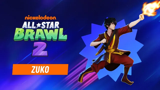 Capa de Nickelodeon All-Star Brawl 2 - Zuko Brawl Pack