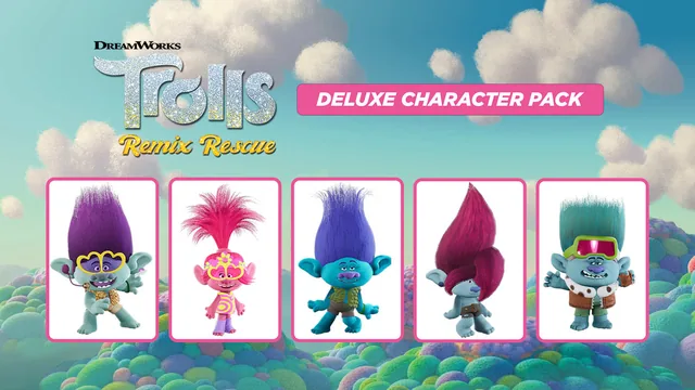 Capa de DreamWorks Trolls Remix Rescue Deluxe Character Pack