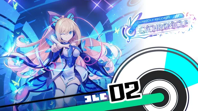 Capa de GUNVOLT RECORDS Cychronicle - Conjunto de músicas 2 - Lumen: ♪Dor do Passado ♪Estratosfera ♪Sonhos em Trégua ♪Horizonte do Crepúsculo
