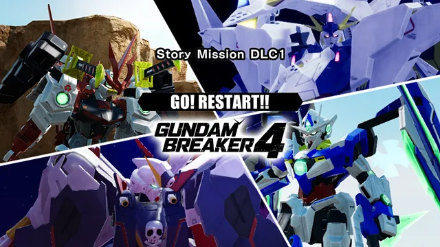 Capa de GUNDAM BREAKER 4 - DLC Missão de História 1 - VAI! REINICIE!!