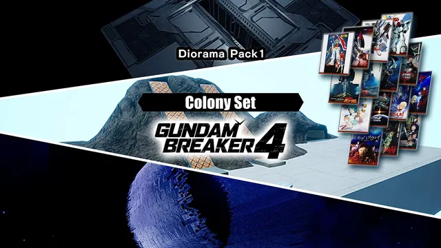 Capa de GUNDAM BREAKER 4 - Pacote de Diorama 1 - Conjunto de Colônia