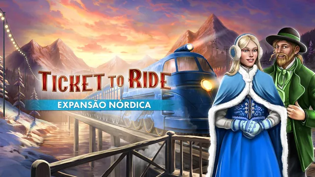 Capa de Ticket to Ride®: Expansão Nórdica