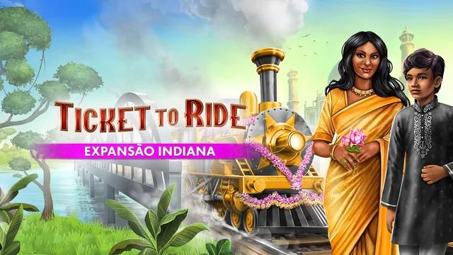 Capa de Ticket to Ride®: Expansão Indiana