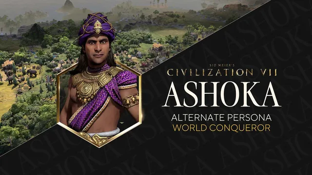 Capa de Sid Meier's Civilization® VII: Asoka - Personalidade Conquistador do Mundo