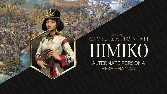 Capa de Sid Meier's Civilization® VII: Himiko - Personalidade Alta Xamã