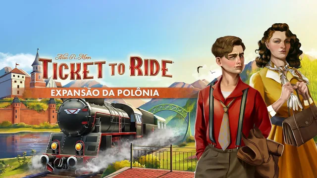 Capa de Ticket to Ride®: Expansão da Polônia