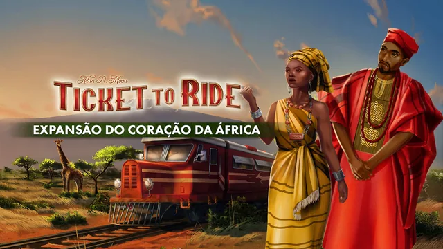 Capa de Ticket to Ride®: Expansão do Coração da África