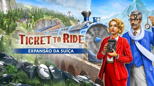 Capa de Ticket to Ride®: Expansão da Suíça