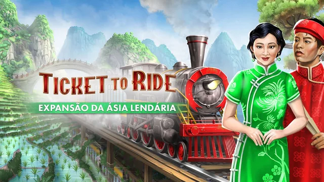 Capa de Ticket to Ride®: Expansão da Ásia Lendária
