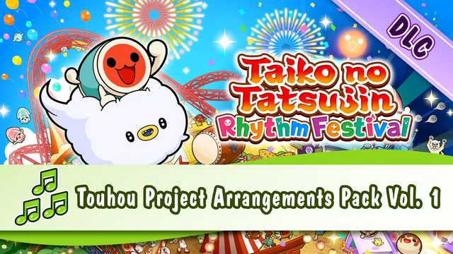 Capa de Taiko no Tatsujin: Rhythm Festival - Touhou Project Arrangements Pack Vol. 1